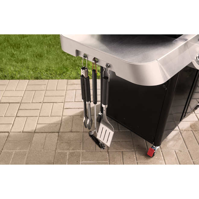 Weber Genesis E-315 39,000-BTU Stainless Steel 3-Burner Propane Gas Gril - Black