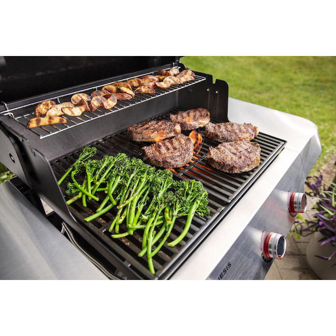 Weber Genesis E-315 39,000-BTU Stainless Steel 3-Burner Propane Gas Gril - Black