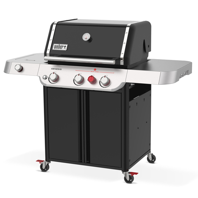 Barbecue au gaz propane Weber Genesis E-335 C noir 52 000 BTU