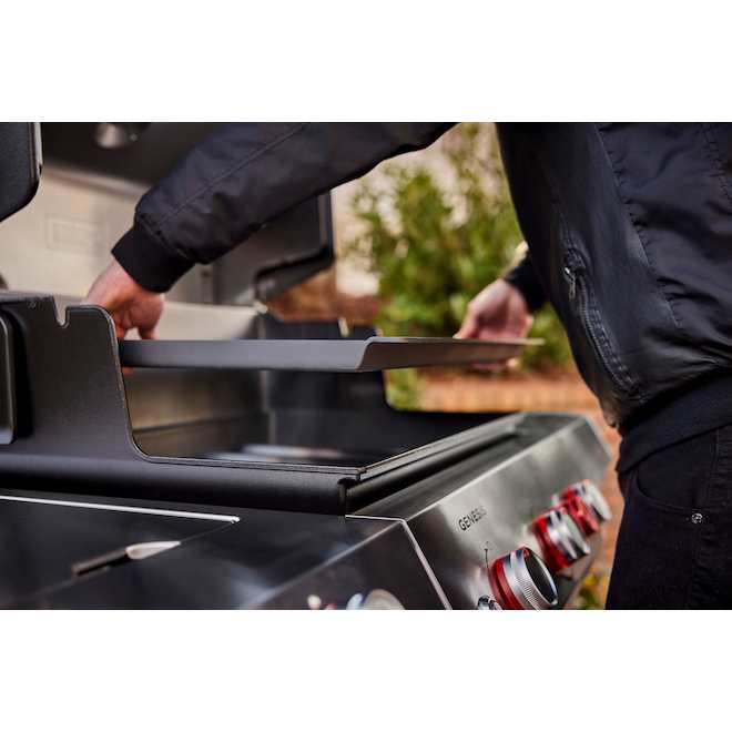 Weber 25.67-in Black Steel Barbecue Rust-Resistant Griddle Plate