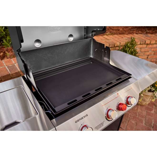 Weber Black Steel Barbecue Rust-Resistant Griddle Plate