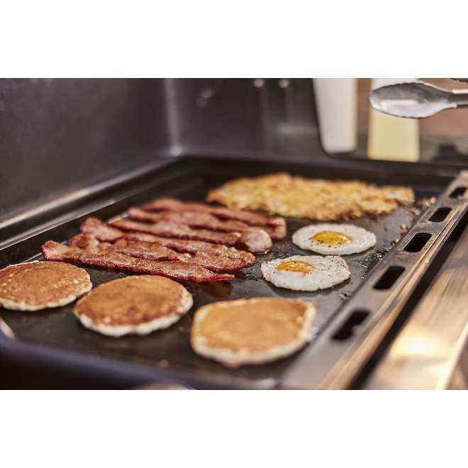 Weber 25.67-in Black Steel Barbecue Rust-Resistant Griddle Plate