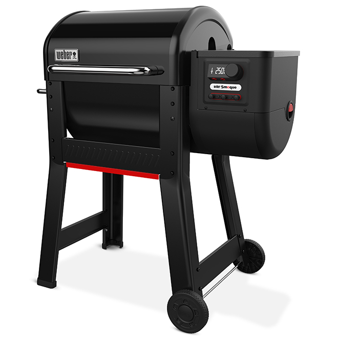 Weber Smoque(TM) Pellet Smoker 22-in with Wi-Fi and Bluetooth - Black Steel