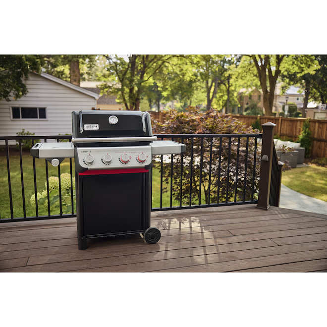Weber SPIRIT E-435 Propane Gas Grill with 4 Burners and Side Burner - 47 000 BTU