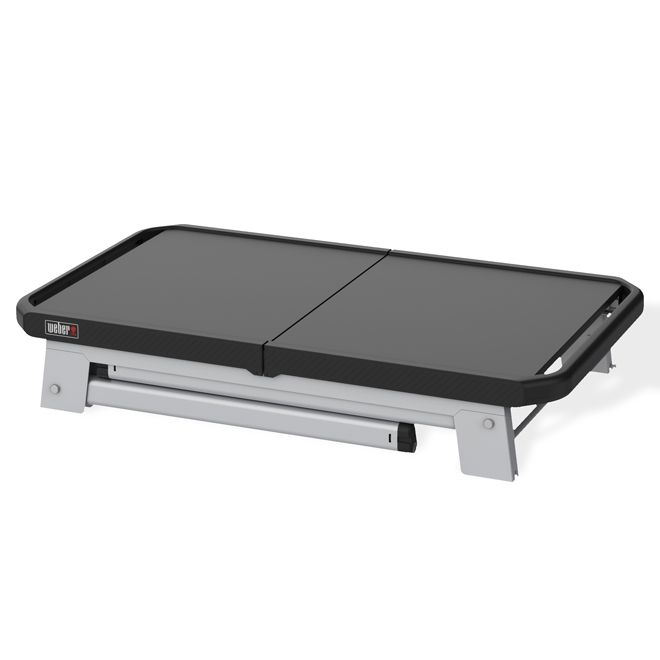 Weber Traveler Expandable Black/Silver BBQ Stand - 29.8 x 22.3 x 66.1-in