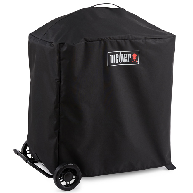 Weber Traveler Black Polyester BBQ Cover - 34 x 21.5 x 34.75-in