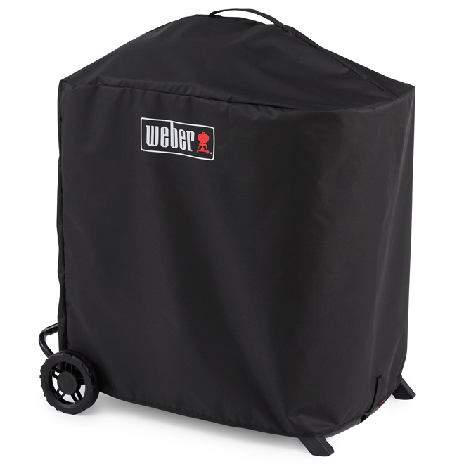 Weber Traveler Black Polyester BBQ Cover - 34 x 21.5 x 34.75-in