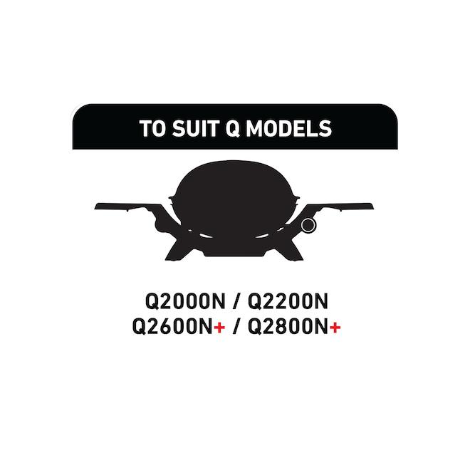 Weber Q 2800N+ Carbon Steel Half-Griddle - 16 x 11.13-in