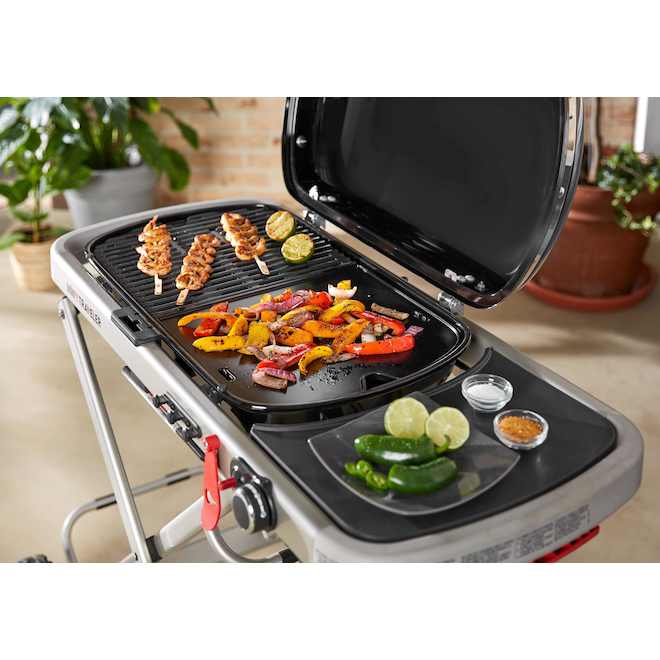 Weber Traveler 13.5 x 12.6-in Carbon Steel BBQ Griddle