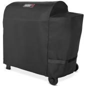Housse pour barbecue aux granules Smoque Weber 34 po en polyester noir