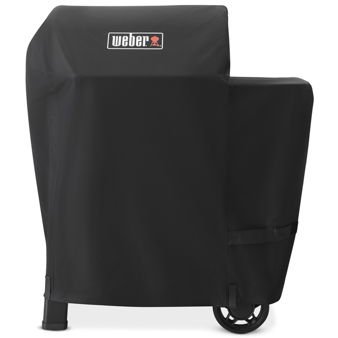Weber 47 x 38.5 x 25.5-in Black Polyester BBQ Cover for Searwood 600 Pellet Grill