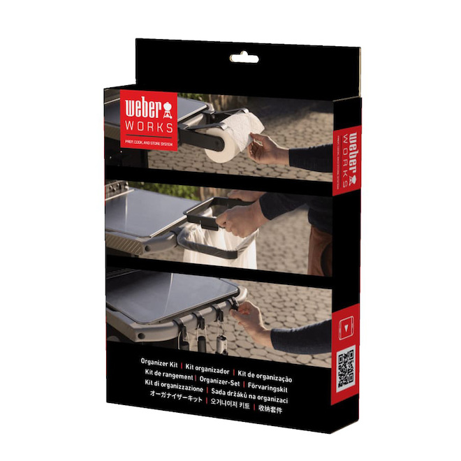 Weber Works Organizer Kit for Barbecues to Snap On - 6-Piece