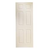 Metrie 34-in x 80-in x 1 3/8-in White Primed MDF Hollow Core Interior Slab Door