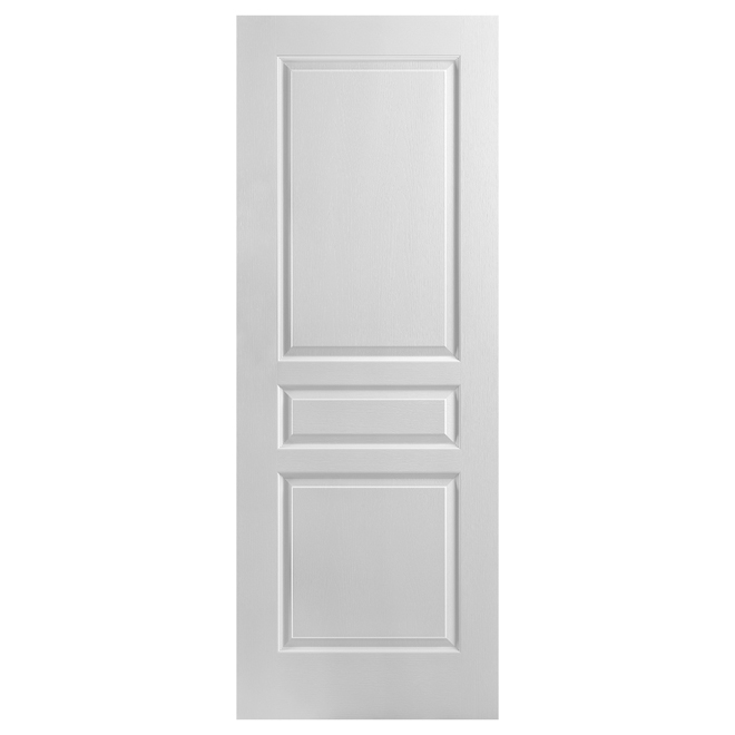 Metrie 3 Panel Interior Slab Door 32 X 80 White