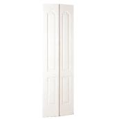 Metrie Interior Bifold Door - 4-Panel - Hardboard - Primed - 30-in W x 80-in H x 1-3/8 in T