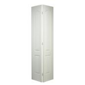 Metrie Bifold Interior Door - 4-Panel - Primed White - 36-in W x 80-in H x 1-3/8 in T