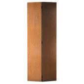 Porte pliante Lauan de Metrie, placage de bois teinte acajou, porte intérieure, 24 po l. x 80 po h. x 1 3/8 po p.