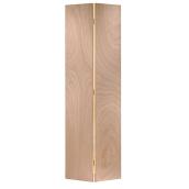 Porte pliante «Lauan» à 2 volets 30 po x 80 po x 1 3/8 po, Fini acajou