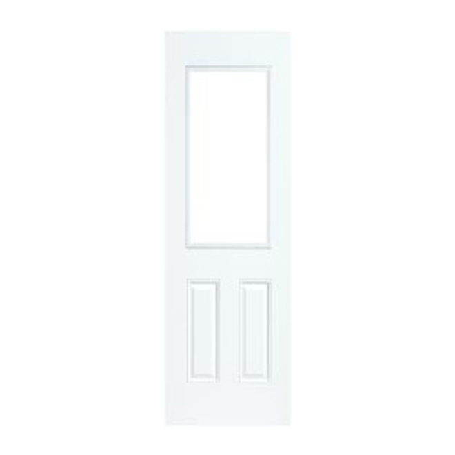 Masonite Entry Door - 2-Panel - 24-Gauge Steel - Primed - White