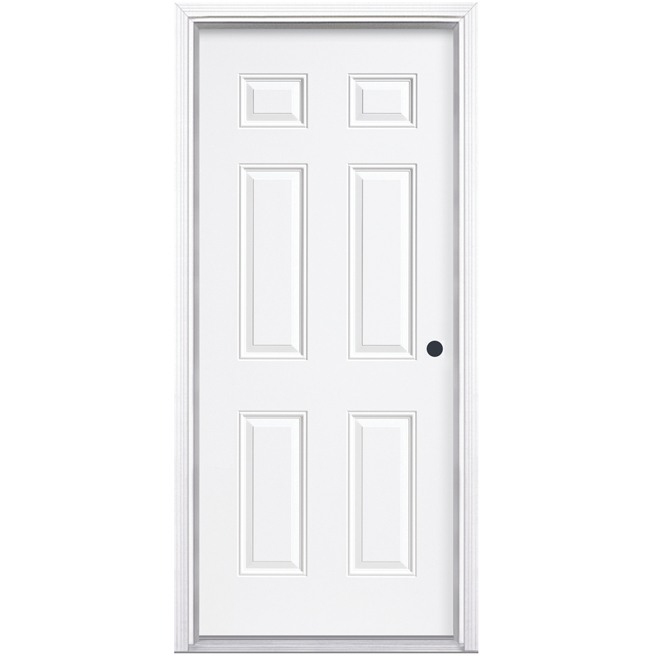 Masonite Exterior Door - Prehung-  6 Panel - White