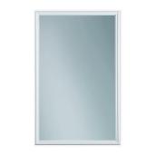 Masonite Classic Exterior Door Lite - 22-in x 36-in - White Caming - Contemporary Look - Clear Tempered Glass