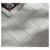 Permacon Value Outdoor Slab - Cast Stone - Grey - 12-in L x 12-in W x 1 1/2-in H