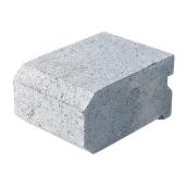 Permacon Universal Slope Wall Block - Concrete - Grey - 11-in L x 8 1/2-in D x 5-in H