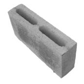 Permacon Concrete Block - Standard - Grey - 4-in W x 8-in H x 16-in L