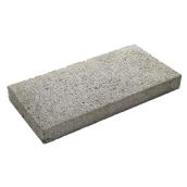Permacon Solid Cement Block - Grey - Concrete - 2-in W x 8-in H x 16-in L