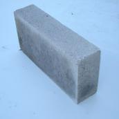 Permacon Solid Block - Concrete Use - Grey - 16-in L x 8-in W x 4-in H
