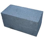 Permacon Solid Block - Uniform Size - Grey - 16-in L x 8-in W x 8-in H