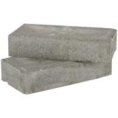 Permacon Back-Up Brick Concrete Component Grey 8-in L x 4-in W x 2 1/4-in H