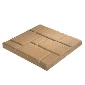 Oldcastle Concrete Paving Slab - Brick Style - Brown - 15 3/4-in L x 15 3/4-in W x 1 11/16-in H