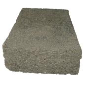Permacon Decorative Retaining Wall Block -Trapezoid - Charcoal Toned - 9-in L x 9-in W x 4-in H