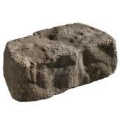 Bloc de mur mini Beltis Oldcastle, béton, gris et charbon, 9 po L. x 5 po p. x 3 po h.
