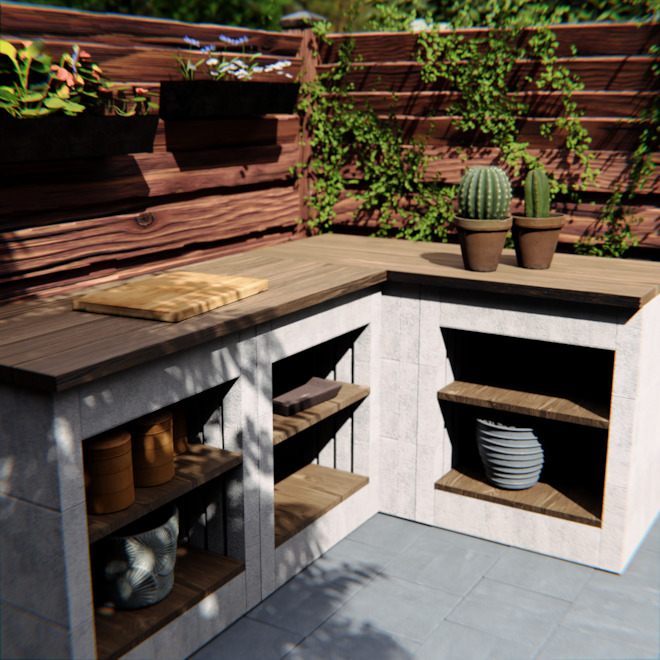 Oldcastle DESIGNFORMS Hardware Kit in Stainless Steel for Patio 2 x 12-in