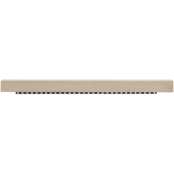 Be.On Stone Finishing Trim for Exterior Siding 36 x 3.5-in Beige - Set of 2