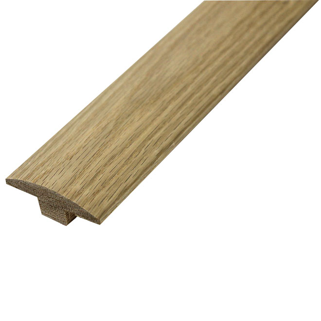 Moulure de transition pour plancher Finium, sans apprêt, chêne rouge