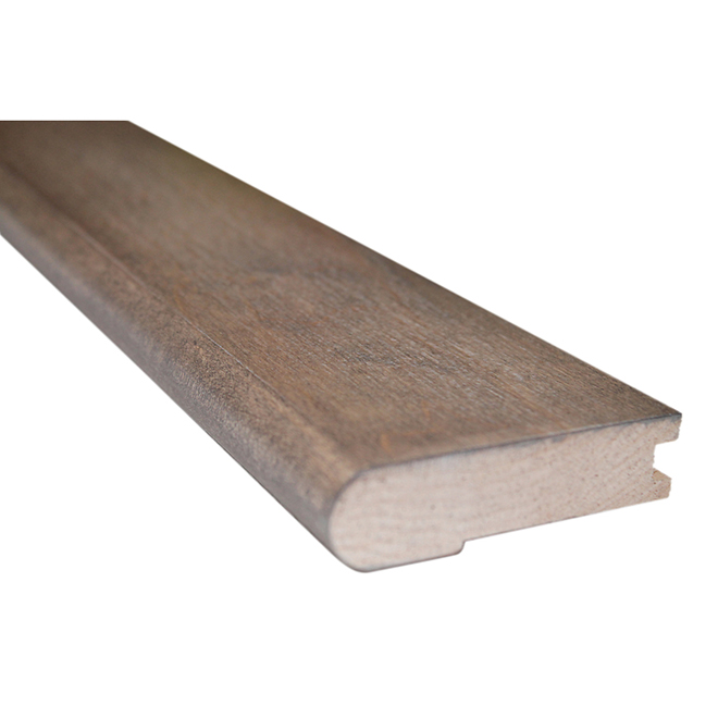 Maple Stair Nosing - 3 1/8" x 78" - Light Taupe