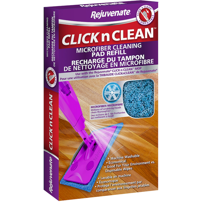 Rejuvenate Microfibre Machine Washable Cleaning Pad Refill