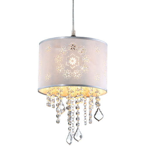 Uberhaus 1-Light Pendant - 9.84'' - Silver LS-PEB020F | RONA