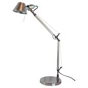 Lampe de table ajustable, 31,5 po, nickel satiné