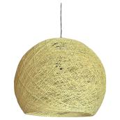 Suspension de corde à 1 lumière, beige