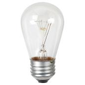 Luminara Lumisole Vintage-Style Incandescent Light Bulb - 10-Watt - Straight-Sided Shape - E26 Medium Base - Amber