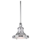 Lumirama Spectra Pendant Light 60W in Stainless Steel and Glass - 12 x 46-in