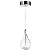 "Crystal Rock" 1-Light Halogen Pendant Light- 4.7"