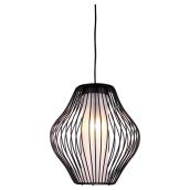 Santa Monica Pendant Light - 1 Light - 60 W - 18' - Black