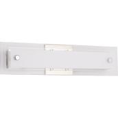 Lumirama Del Mare Vanity Light Bar for Bathrooms - Frosted Acrylic Shades - 1 Integrated 6-Watt LED Bulb - Hardwired