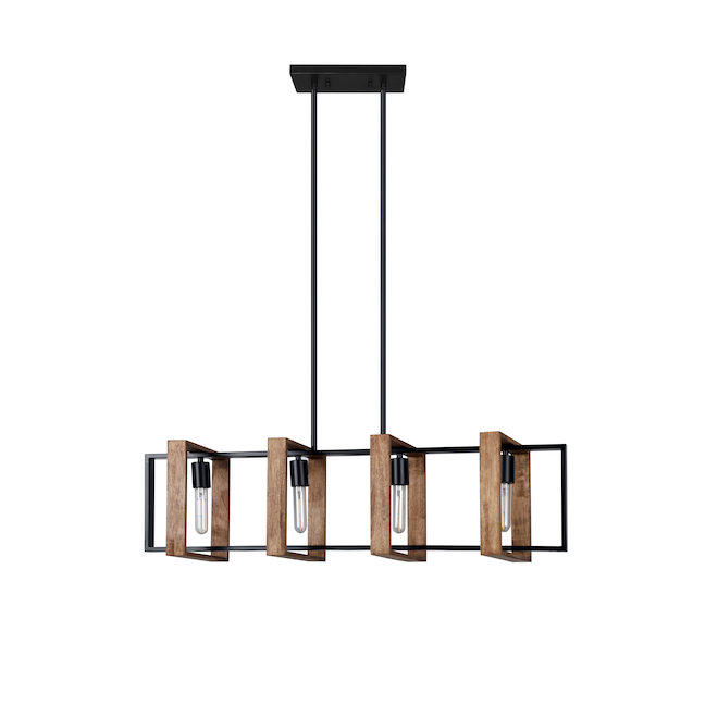 Landon & Co. Weston 60W 4-Light Pendant Light - 9.45-in L x 35.43-in W x 52.75 H