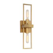 "Santos" 2-Light Wall Sconce - 60 W - Gold